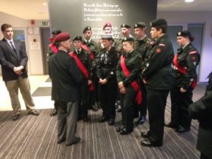 LGen Foster talks with cadets